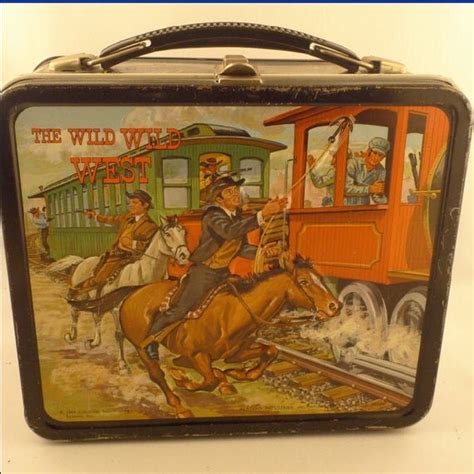 wild wild west metal lunch box|Wild Wild West Lunch Box .